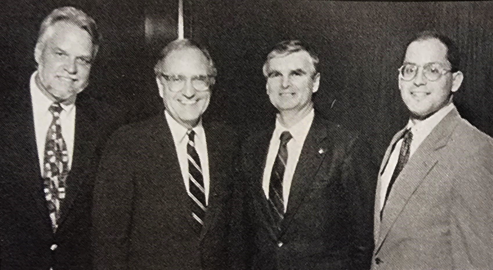 Dr. Mike Katz with U.S. Senate Majority Leader George Mitchell and other physicians on Capitol Hill, 1994